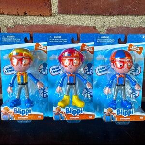 Blippi Bendables Figures (Lot of 3)